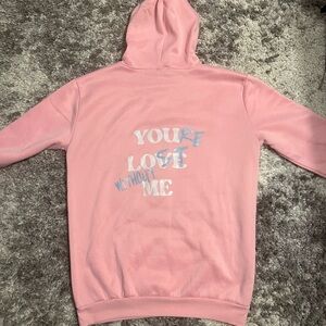 Your lost without me hoodie size: Large